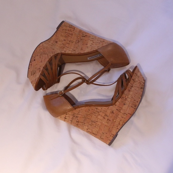 Steve Madden Shoes - STEVE MADDEN T-strap Wedges 6"